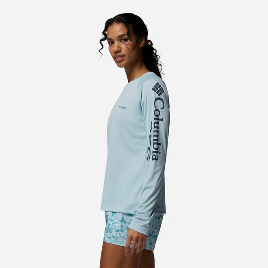 Áo Thun Nữ Columbia Tidal Tee™ Ii Long Sleeve - Xanh Dương - Supersports Vietnam