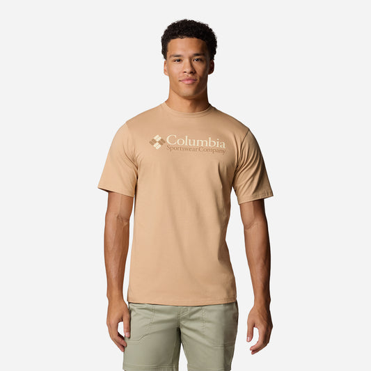 Áo Thun Nam Columbia Csc Basic Logo™ Short Sleeve - Cam - Supersports Vietnam