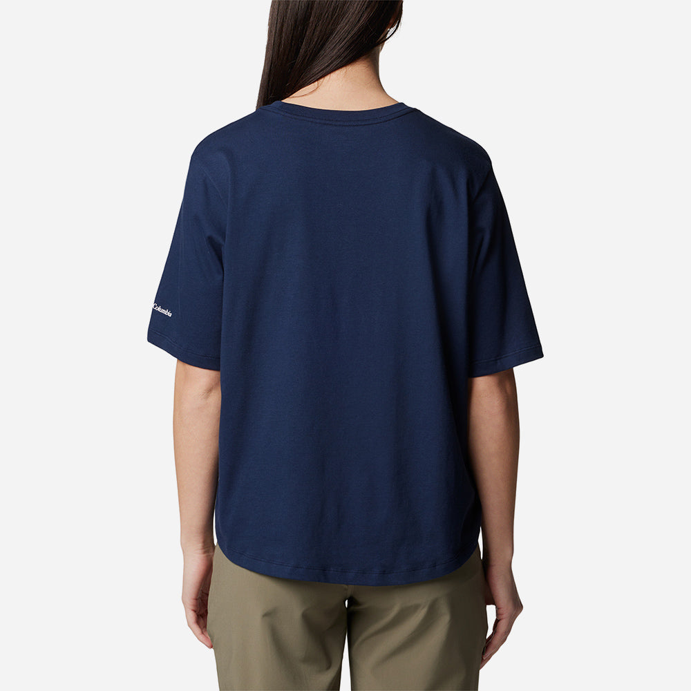 Áo Thun Nữ Columbia North Cascades™ Relaxed - Xanh Navy - Supersports Vietnam