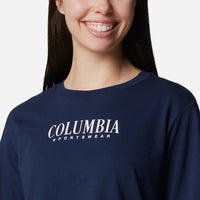 Áo Thun Nữ Columbia North Cascades™ Relaxed - Xanh Navy - Supersports Vietnam