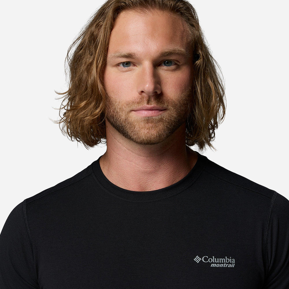 Áo Thun Nam Columbia Endless Trail™ Running Tech - Đen - Supersports Vietnam