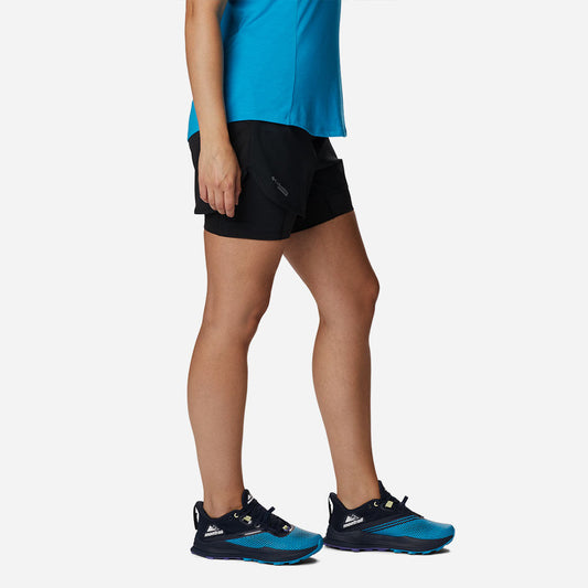Quần Ngắn Nữ Columbia Endless Trail™ 2N1 - Đen - Supersports Vietnam