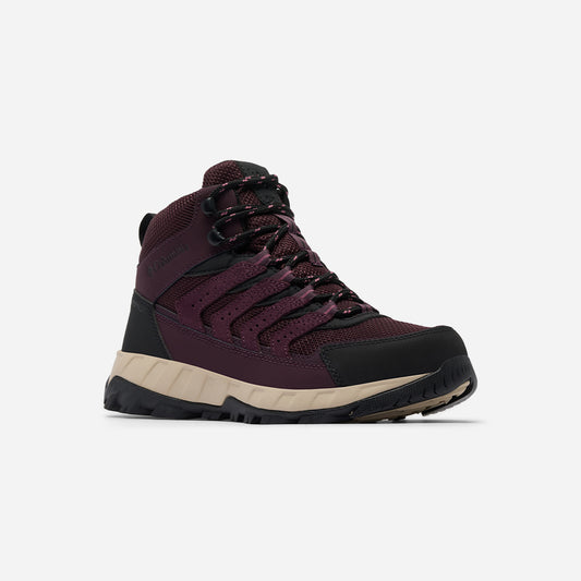 Giày Chạy Trail Nữ Columbia Strata Trail™ Mid Waterproof - Đỏ - Supersports Vietnam
