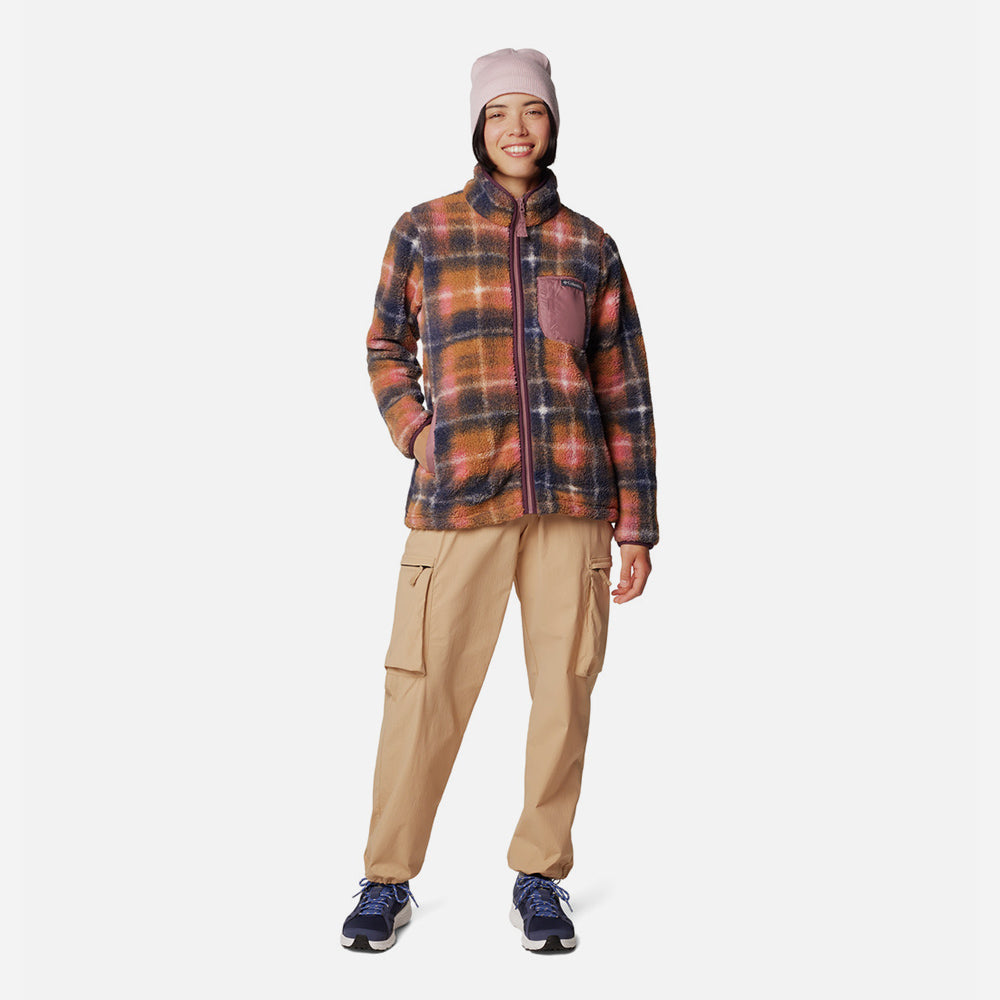 Áo Khoác Nữ Columbia West Bend™ Print Full Zip Ii - Cam - Supersports Vietnam