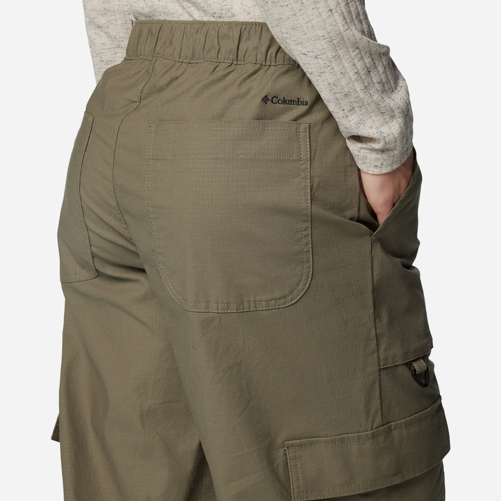Quần Dài Nữ Columbia Brea Falls™ Cotton Ripstop - Xanh Quân Đội - Supersports Vietnam