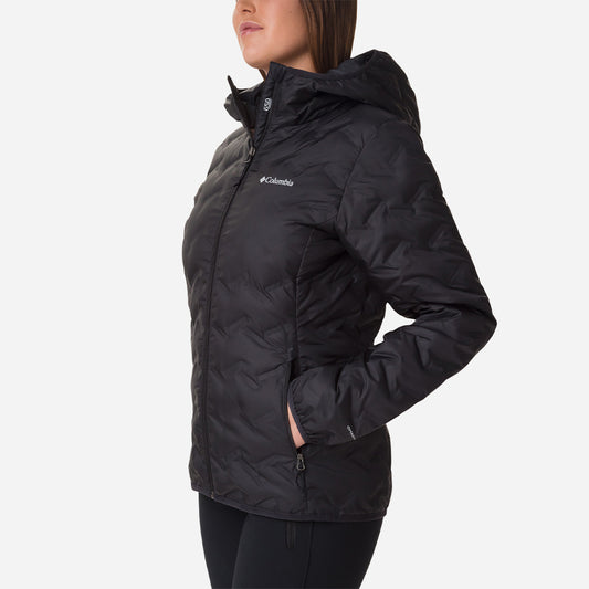 Áo Khoác Nữ Columbia Delta Ridge™ II Down Hooded - Đen - Supersports Vietnam