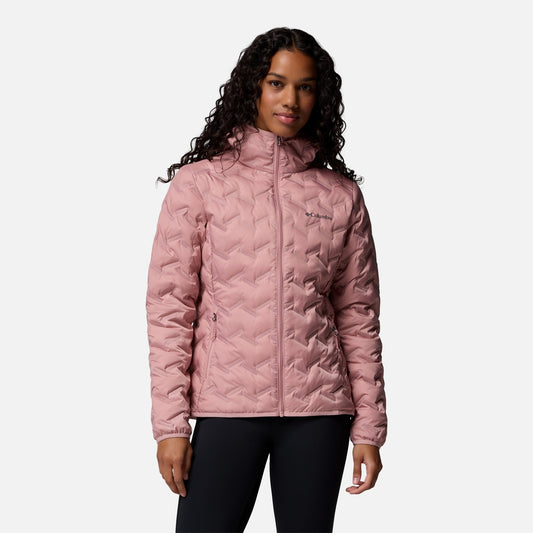 Áo Khoác Nữ Columbia Delta Ridge™ Ii Down Hooded - Hồng - Supersports Vietnam