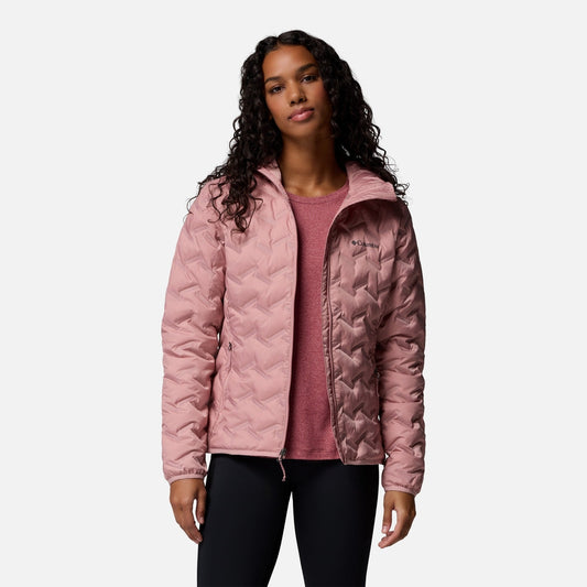 Áo Khoác Nữ Columbia Delta Ridge™ Ii Down Hooded - Hồng - Supersports Vietnam