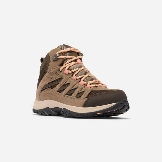 Giày Leo Núi Nữ Columbia Crestwood™ Mid Waterproof - Nâu - Supersports Vietnam