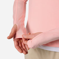 Áo Thun Dài Tay Nữ Columbia Weekend Ascent™ Half Zip - Hồng - Supersports Vietnam