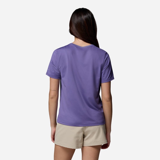Áo Thun Nữ Columbia Wild Springs™ Short Sleeve - Tím - Supersports Vietnam