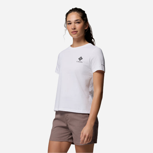 Áo Thun Nữ Columbia Rolling Bend™ Graphic Short Sleeve - Trắng - Supersports Vietnam