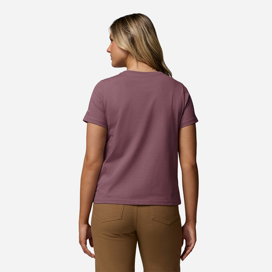 Áo Thun Nữ Columbia Rolling Bend™ Graphic Short Sleeve - Tím - Supersports Vietnam