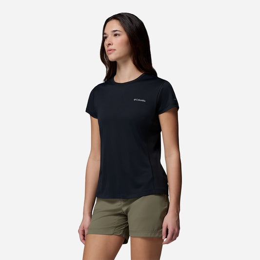 Áo Thun Nữ Columbia Zero Rules™ Light Short Sleeve Crew - Đen - Supersports Vietnam