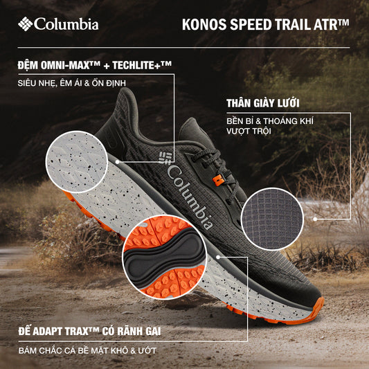 Giày Chạy Trail Nam Columbia Konos Trillium Atr™ - Xám - Supersports Vietnam