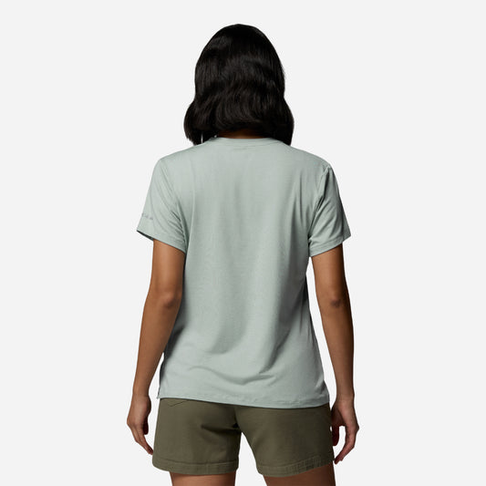 Áo Thun Nữ Columbia Parsons Point™ Short Sleeve Graphic - Xanh Mint - Supersports Vietnam