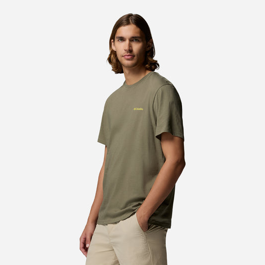 Áo Thun Nam Columbia Csc™ Outdoor Back Graphic - Xanh Quân Đội - Supersports Vietnam