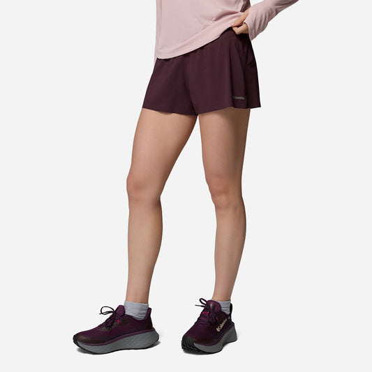 Quần Ngắn Thể Thao Nữ Columbia Stealth Spring™ - Đỏ - Supersports Vietnam