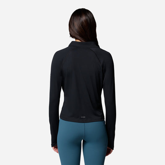 Áo Thun Nữ Columbia Stealth Spring™ Half Zip - Đen - Supersports Vietnam