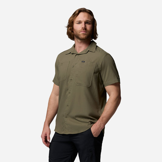 Áo Sơ Mi Nam Columbia Silver Ridge™ Utility II Short Sleeve - Xanh Quân Đội - Supersports Vietnam