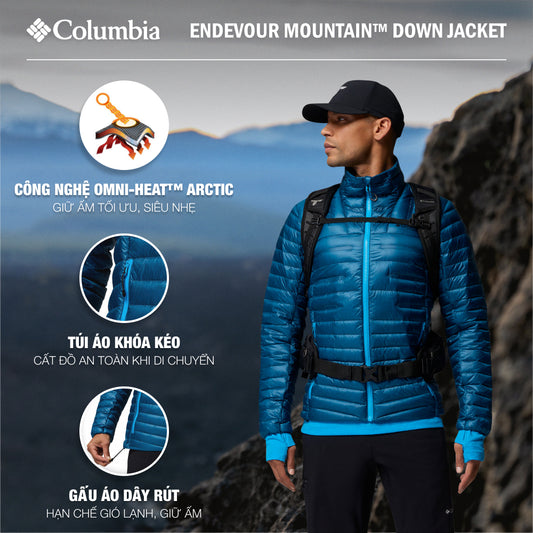 Áo Khoác Nam Columbia Endevour Mountain™ Down - Xanh Dương - Supersports Vietnam