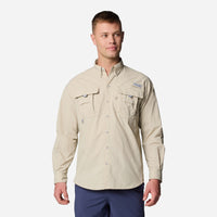 Men's Columbia Pfg Bahama™ Ii Long Sleeve Shirt - Beige