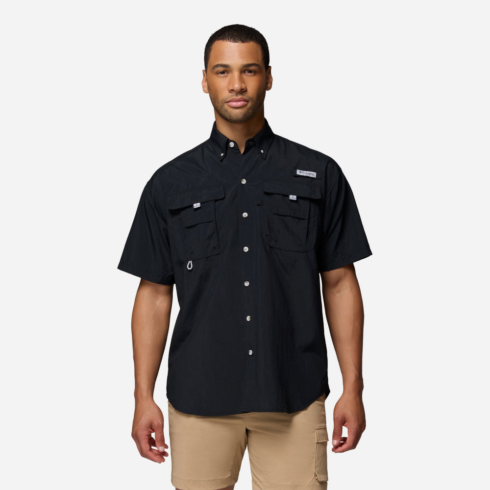 Áo Sơ Mi Ngắn Tay Nam Columbia Pfg Bahama™ II - Đen - Supersports Vietnam