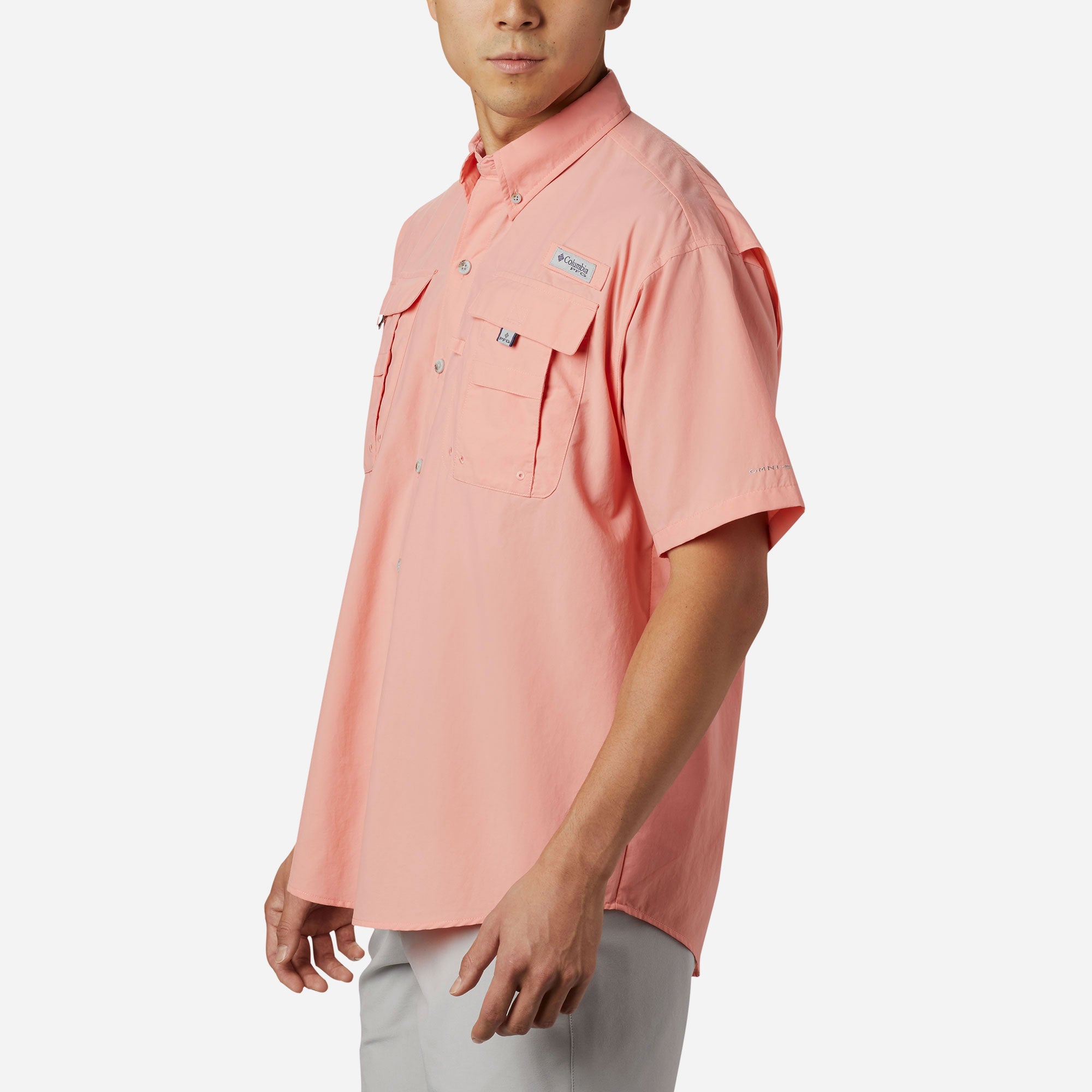 Áo Sơ Mi Ngắn Tay Chống Nắng Nam Columbia Bahama™ II - Hồng - Supersports Vietnam
