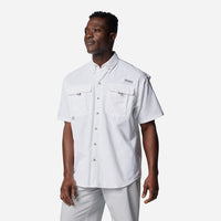 Men's Columbia Bahama™ Ii Short Sleeve Shirt - White