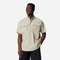 Men's Columbia Bahama™ Ii Short Sleeve Shirt - Beige