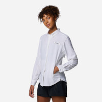 Áo Sơ Mi Dài Tay Nữ Columbia Tamiami™ Ii Long Sleeve - Trắng - Supersports Vietnam