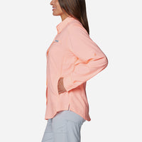 Áo Sơ Mi Dài Tay Nữ Columbia Tamiami™ Ii Long Sleeve - Hồng - Supersports Vietnam