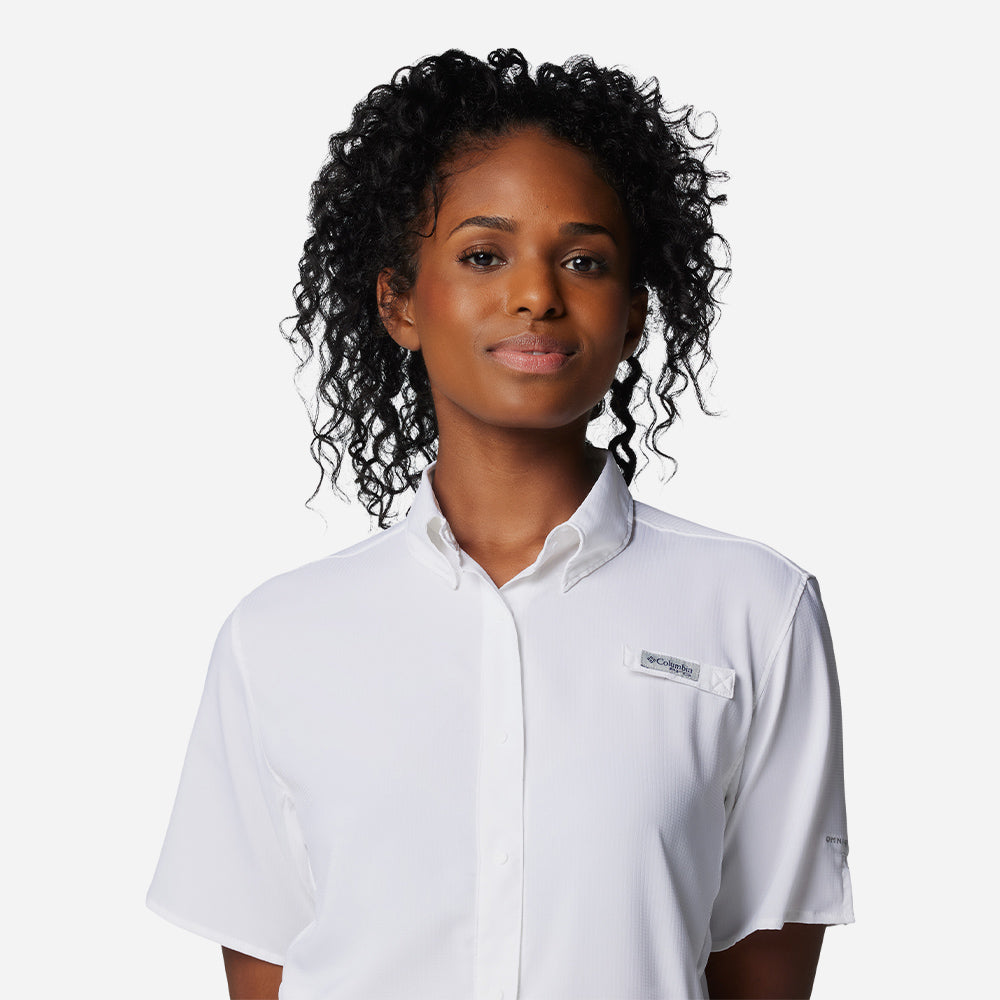 Áo Sơ Mi Tay Ngắn Nữ Columbia Tamiami™ Ii - Trắng - Supersports Vietnam
