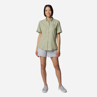 Áo Sơ Mi Tay Ngắn Nữ Columbia Tamiami™ II - Xanh Lá - Supersports Vietnam