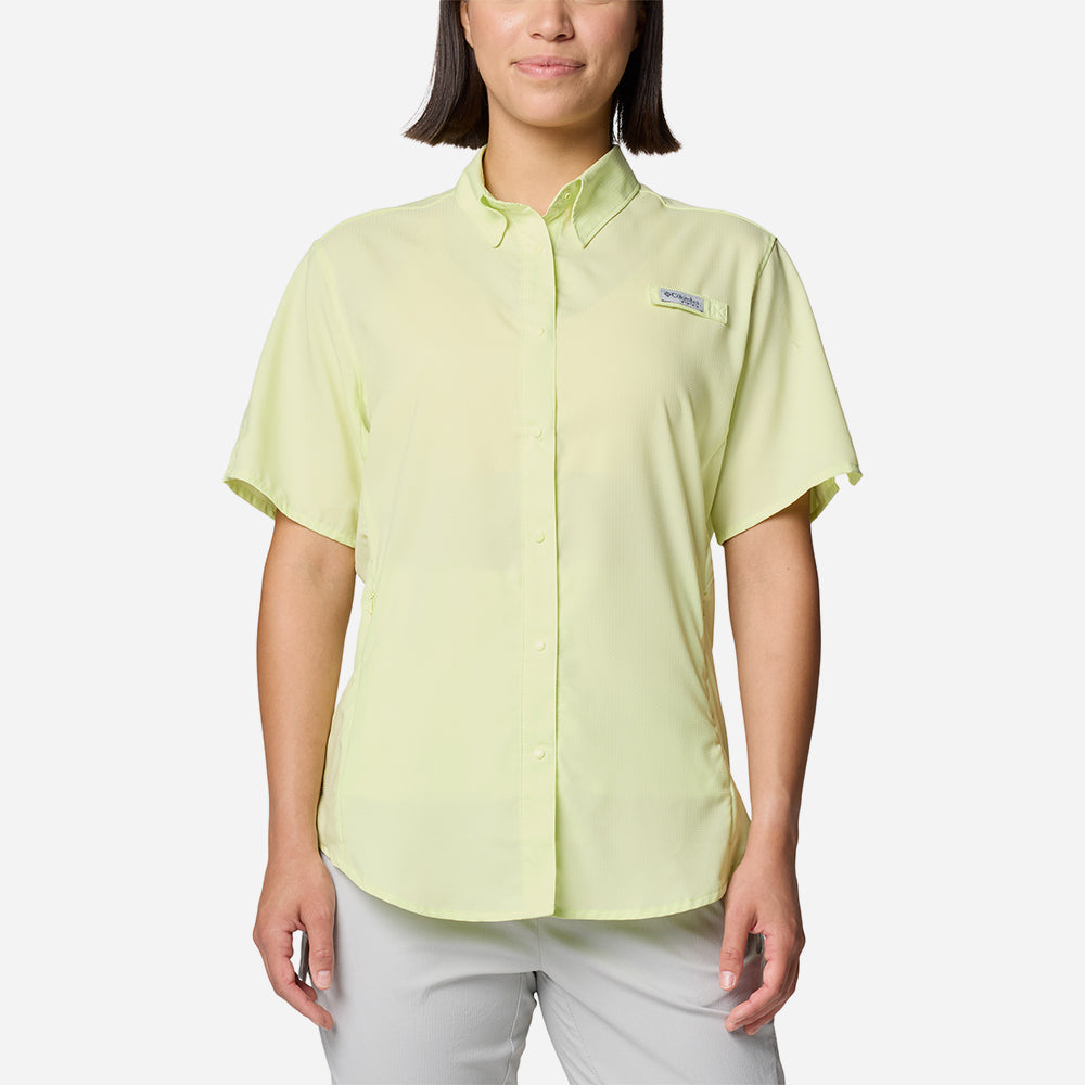 Áo Sơ Mi Tay Ngắn Nữ Columbia Tamiami™ II - Vàng - Supersports Vietnam