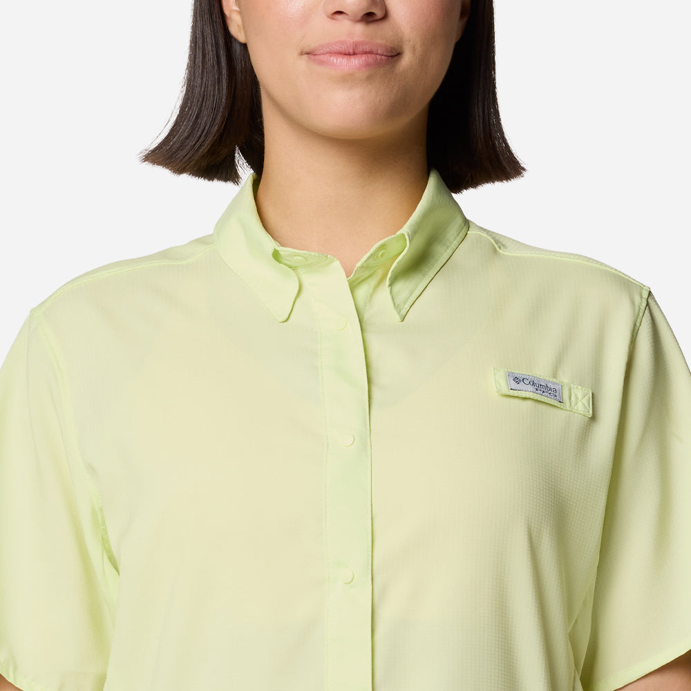 Áo Sơ Mi Tay Ngắn Nữ Columbia Tamiami™ II - Vàng - Supersports Vietnam