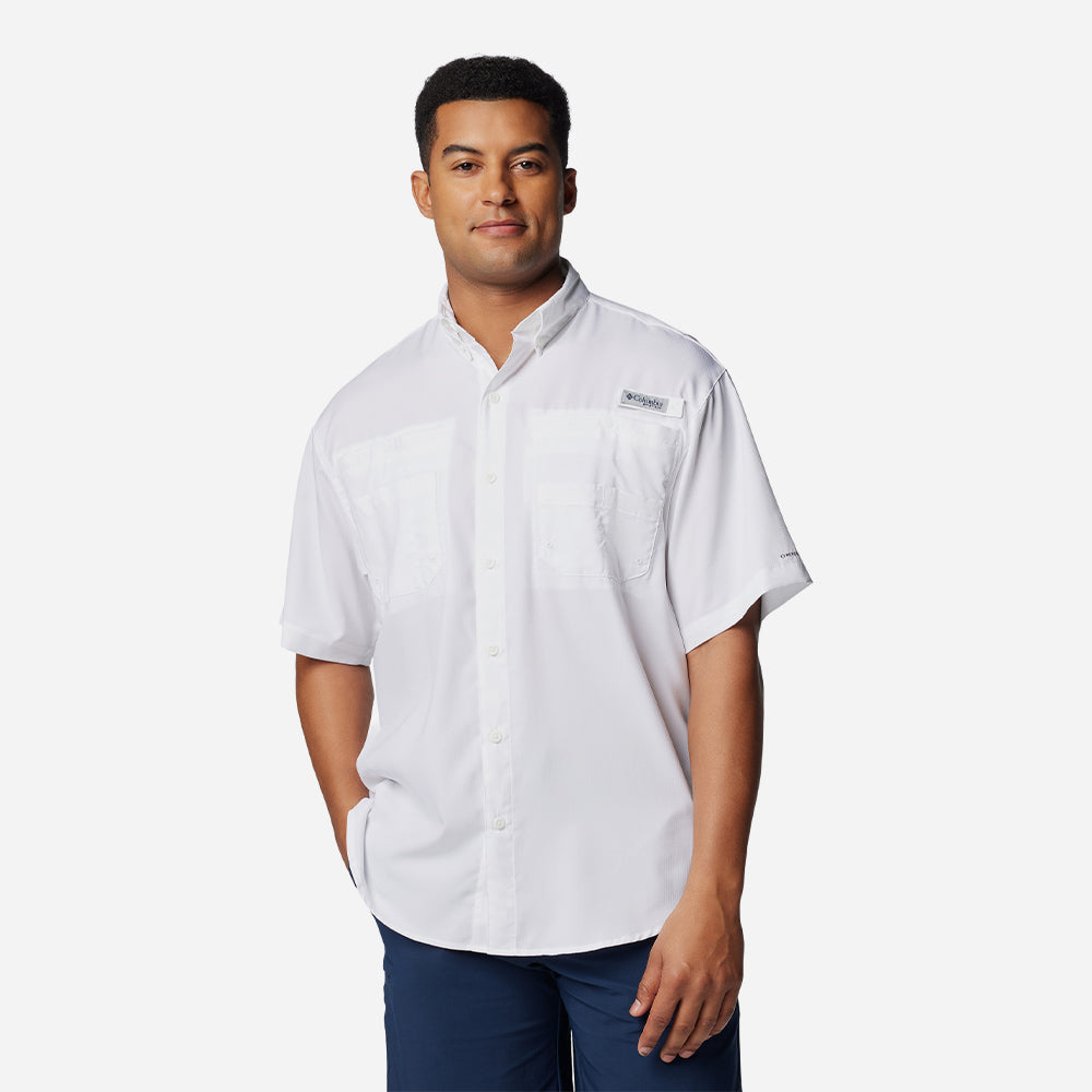 Áo Sơ Mi Tay Ngắn Nam Columbia Tamiami™ II - Trắng - Supersports Vietnam