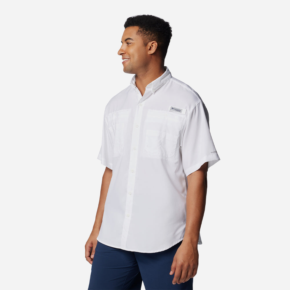Áo Sơ Mi Tay Ngắn Nam Columbia Tamiami™ II - Trắng - Supersports Vietnam
