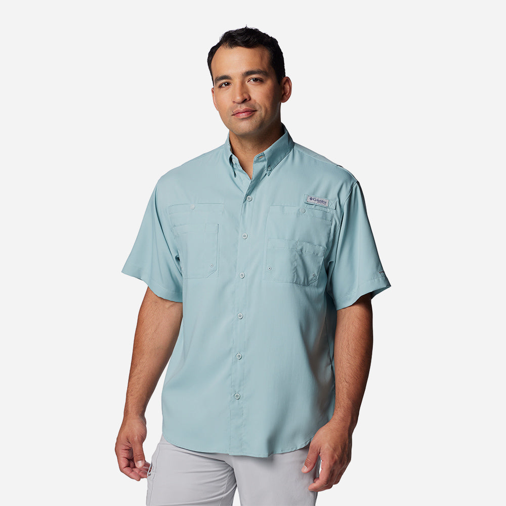 Áo Sơ Mi Tay Ngắn Nam Columbia Tamiami™ Ii - Xanh Dương - Supersports Vietnam