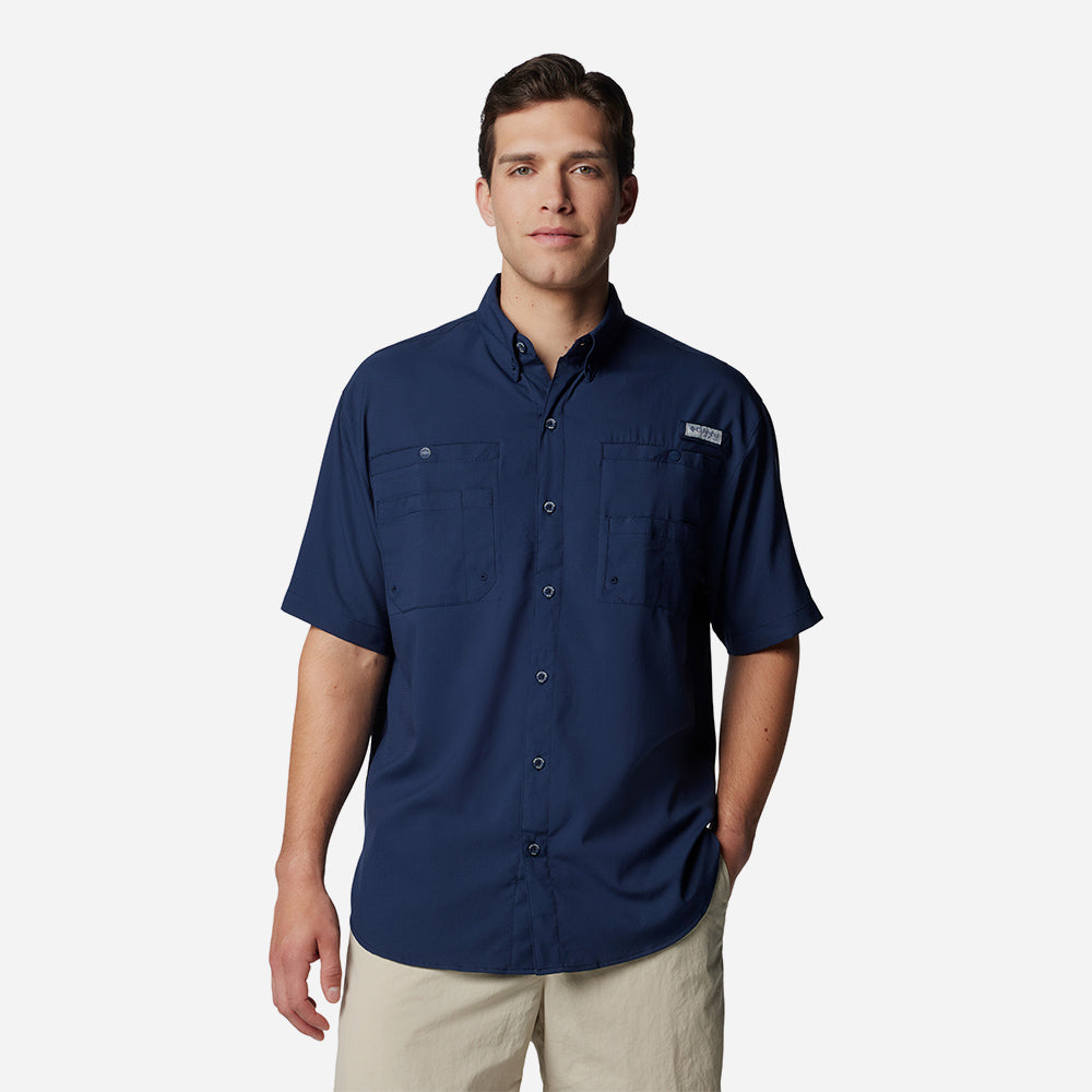 Áo Sơ Mi Tay Ngắn Nam Columbia Tamiami™ Ii - Xanh Navy - Supersports Vietnam