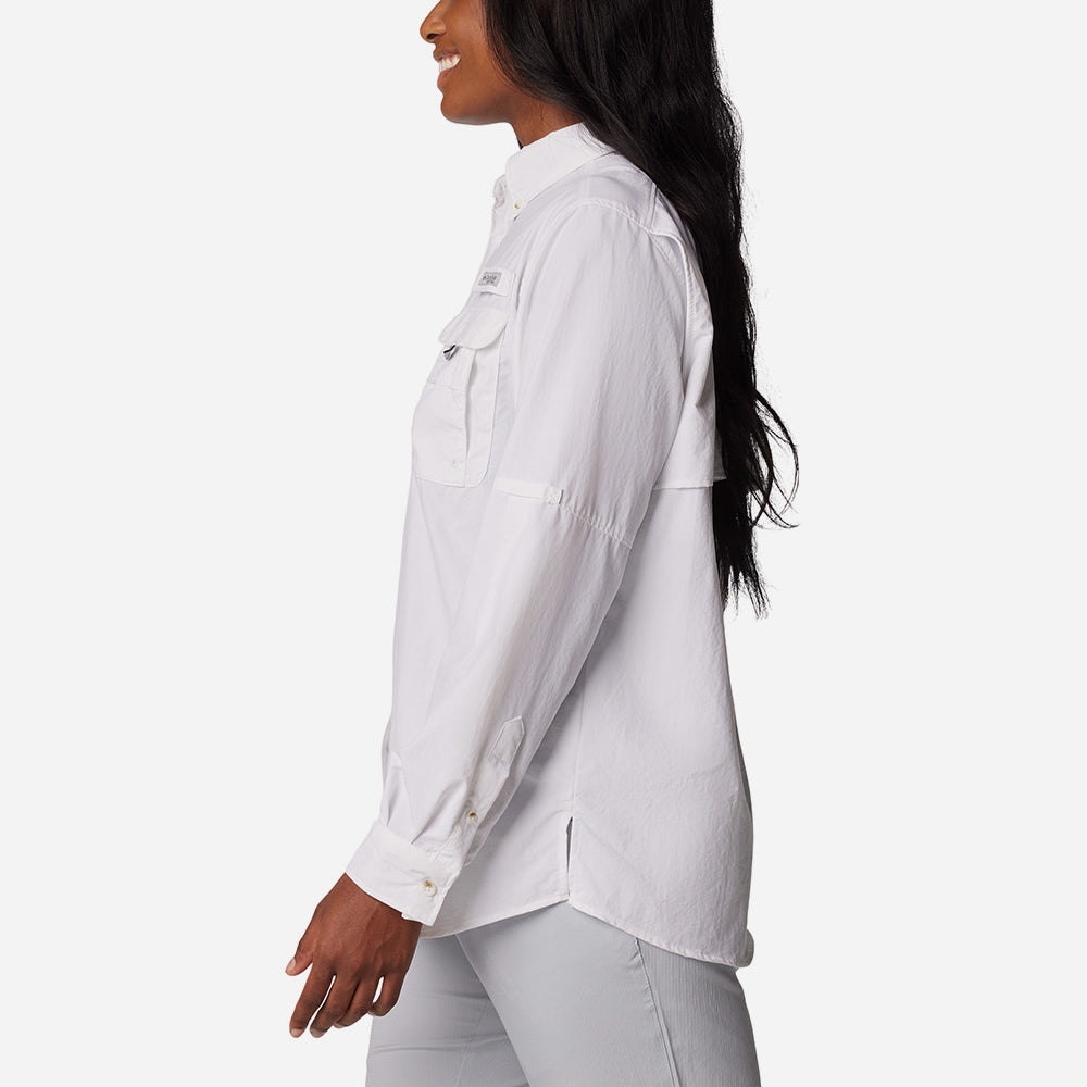 Áo Sơ Mi Tay Dài Nữ Columbia Womens Bahama™ - Trắng - Supersports Vietnam