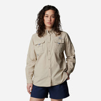 Women's Columbia Womens Bahama™ Long Sleeve Shirt - Beige
