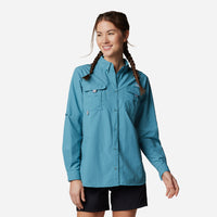 Women's Columbia Bahama™ Long Sleeve Shirt - Blue