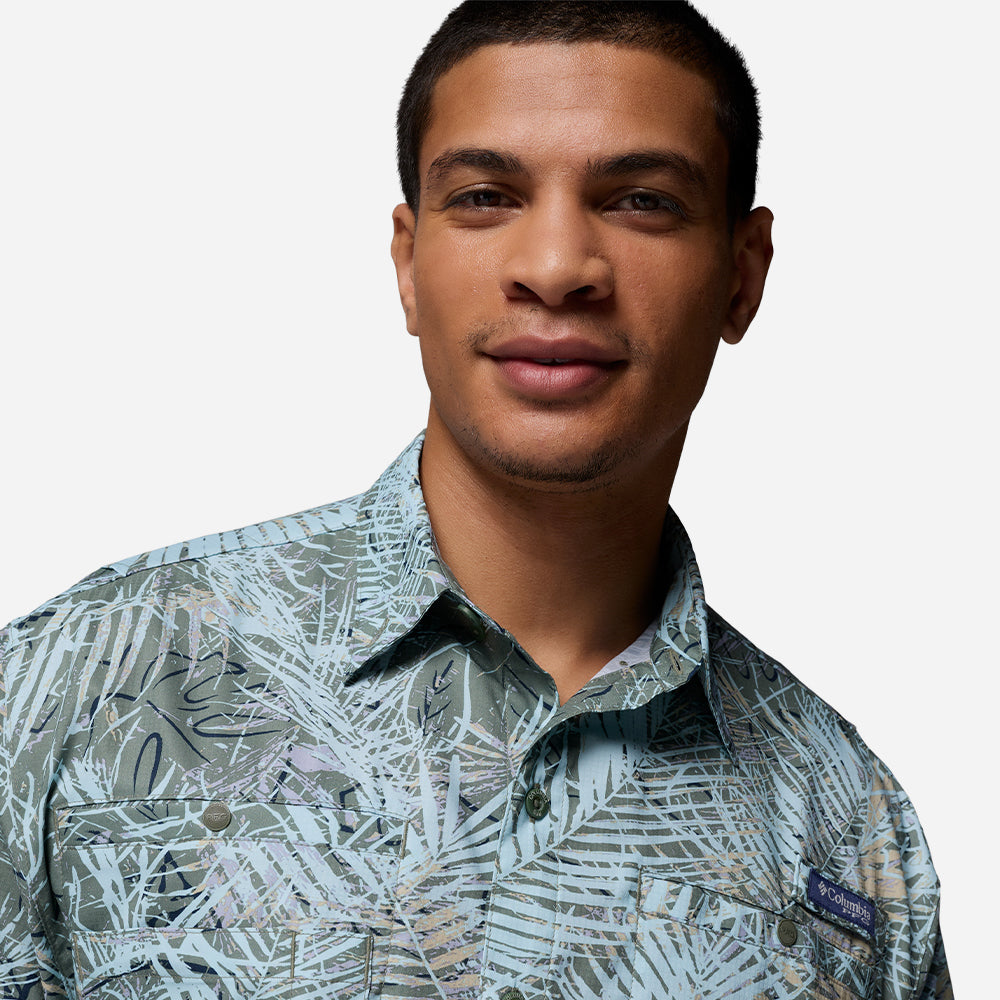 Áo Sơ Mi Nam Columbia Super Tamiami™ Short Sleeve - Xanh Dương - Supersports Vietnam