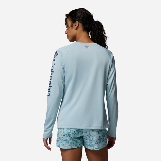 Áo Thun Nữ Columbia Tidal Tee™ Ii Long Sleeve - Xanh Dương - Supersports Vietnam