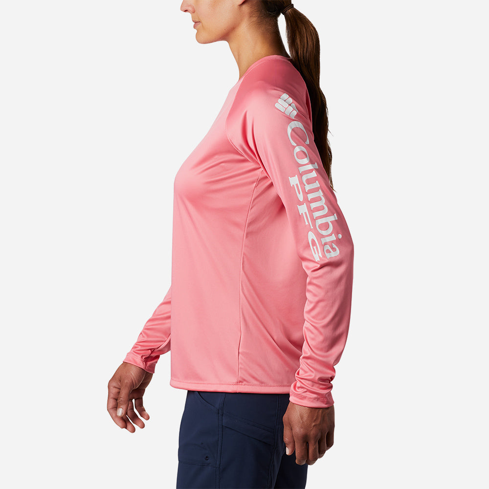 Áo Thun Dài Tay Nữ Columbia Tidal Tee™ II Long Sleeve - Hồng - Supersports Vietnam