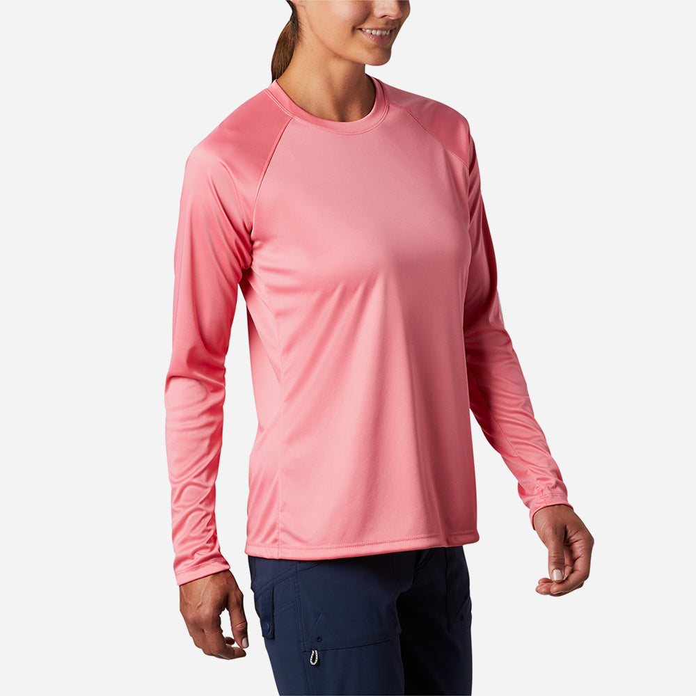 Áo Thun Dài Tay Nữ Columbia Tidal Tee™ II Long Sleeve - Hồng - Supersports Vietnam