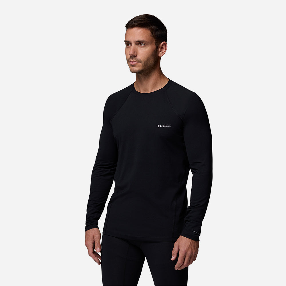 Áo Thun Giữ Nhiệt Nam Columbia Midweight Stretch Long Sleeve Baselayer - Đen - Supersports Vietnam
