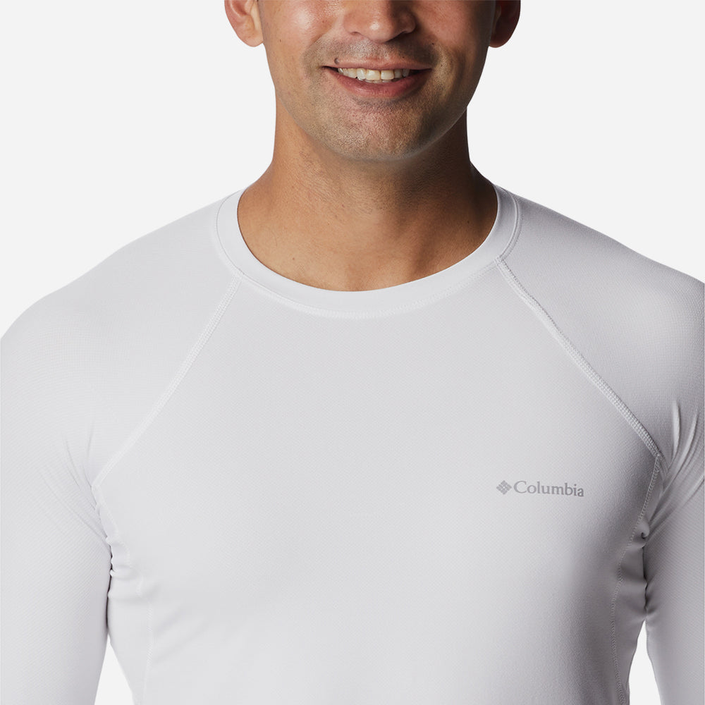 Áo Thun Giữ Nhiệt Nam Columbia Midweight Stretch Long Sleeve - Trắng - Supersports Vietnam