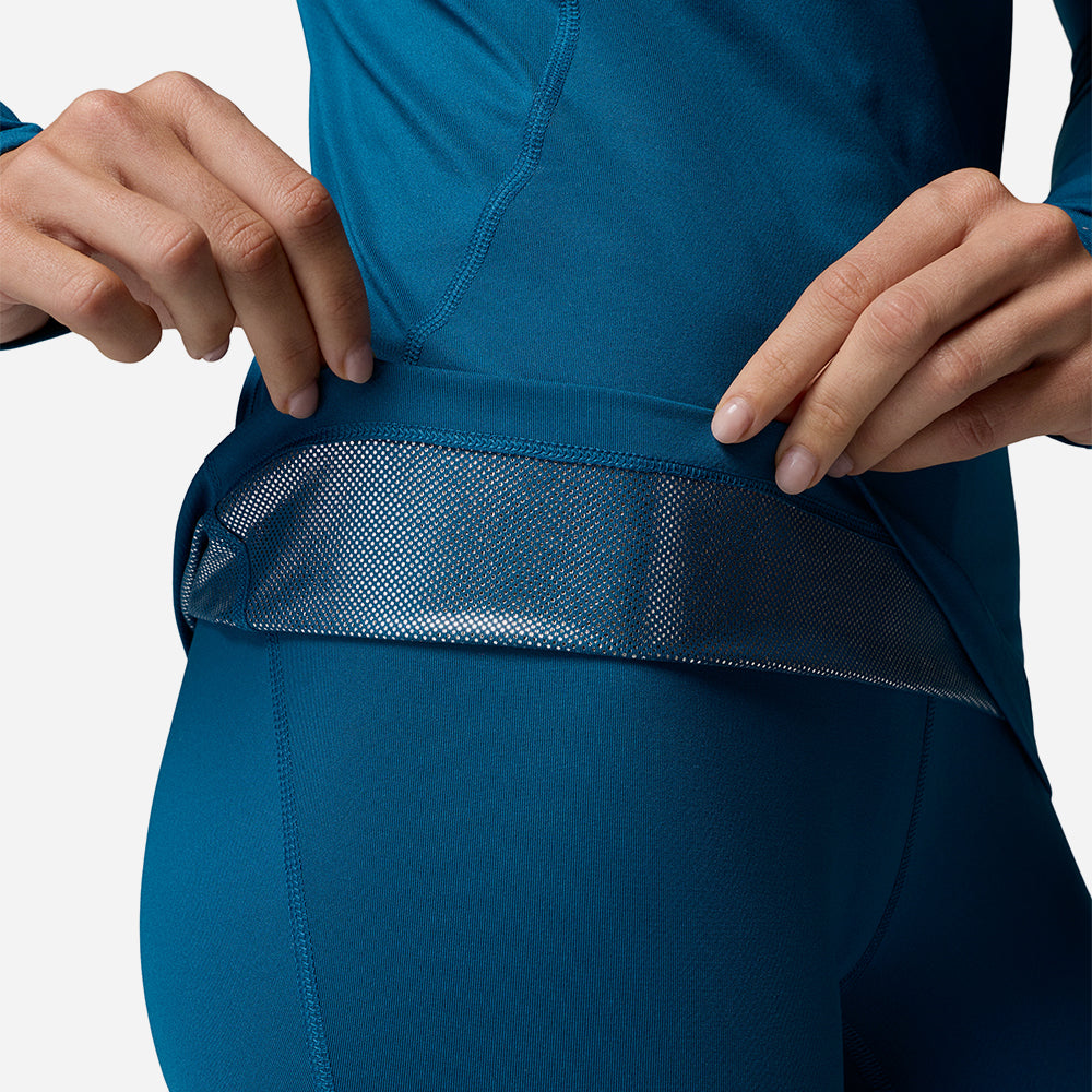 Áo Thun Giữ Nhiệt Nữ Columbia Midweight Stretch Long Sleeve - Xanh Dương